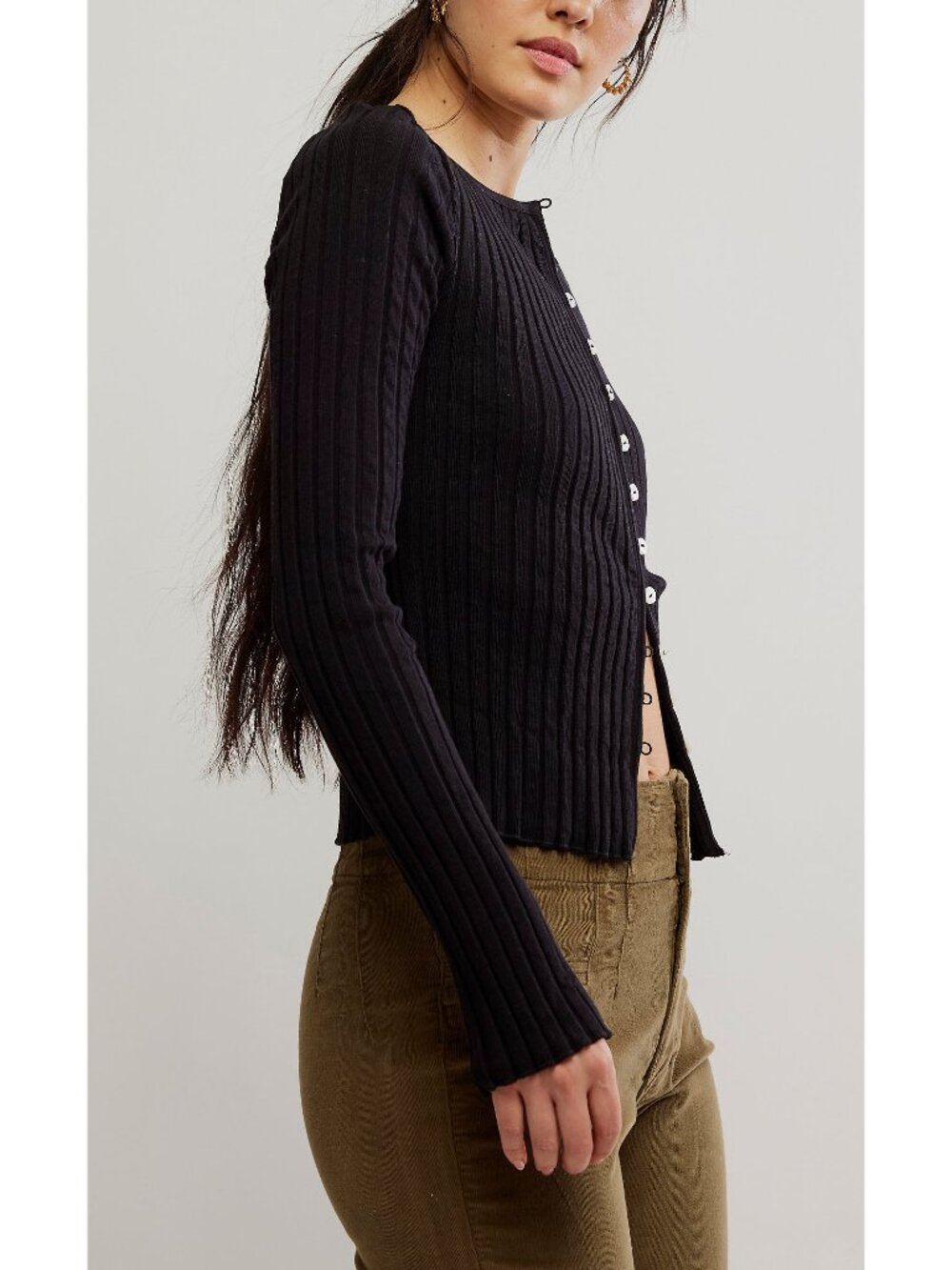 🎉LAST CHANCE🎉 FREE PEOPLE Tilly Long Sleeve / Black - Picture 5 of 6